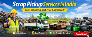 Scrap pickup services in India help households manage waste easily.
