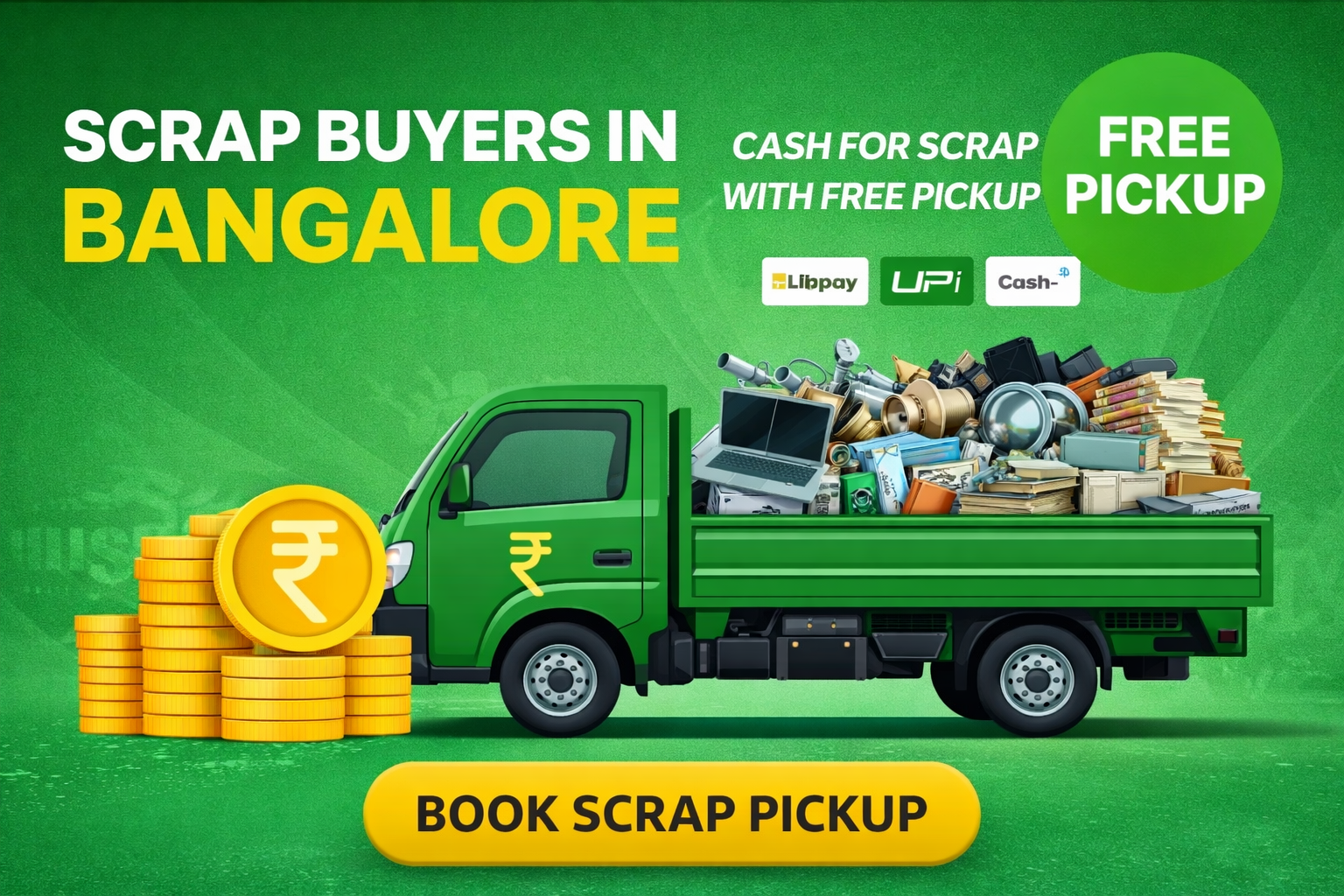 Top 5 Scrap Buyers in Bangalore 2026 | Free Pickup & Instant Cash