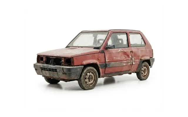 Old damaged car bought as scrap by AS Traders
